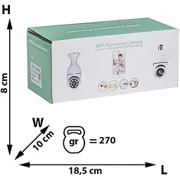 Зовнішня Wi-Fi камера Happy Home E280-1080P на 2 мегапікселі - мініатюра 4