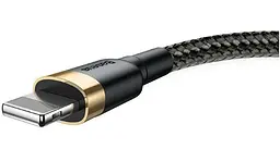 Кабель Baseus Cafule Cable for Lightning 1m CALKLF-BV1 (Gold/Black) (CALKLF-BV1) - мініатюра 2