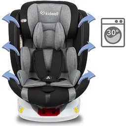 Автокрісло Kidwell Orbit Isofix 0-36 кг Black - мініатюра 10