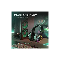 Навушники Fifine H6 RGB 7.1 Black (H6) - мініатюра 9