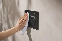 Кнопка змиву для інсталяції Hansgrohe iFrame Original S матовий чорний 66002670 - мініатюра 2