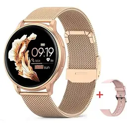 Смарт-годинник жіночий Uwatch Melisia Gold 2 ремінця Золотий (2967) - мініатюра 2