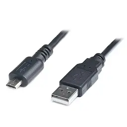 Дата кабель USB 2.0 AM to Micro 5P 2.0m Pro black REAL-EL (EL123500025) - мініатюра 2