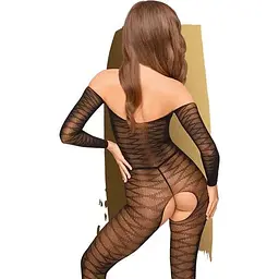 Бодістокінг з довгими рукавами Penthouse - Dreamy Diva Black S/L - мініатюра 2