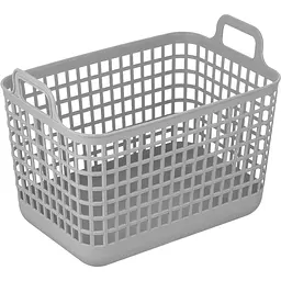 Кошик для зберігання Ardesto пластик PP 33x22.5x25.2 см 12.5 л cірий (ARHC2512GG) - мініатюра 2