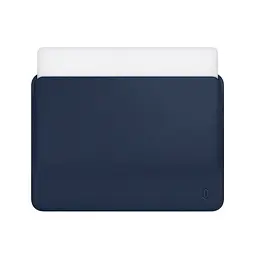 Чохол Wiwu Skin Pro II Leather Sleeve Case для MacBook Air 13 2016-2019 Midnight Blue [46442] - мініатюра 2