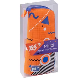 Пенал-підставка Yes PH-M1 Erudite, 21х9х4 см, помаранчевий (532909) - мініатюра 2