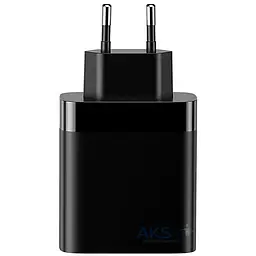 Мережевий зарядний пристрій Baseus Xiaomirror Lake Digital Display 4USB 2.4A CCJMHB-B01 Black - мініатюра 2