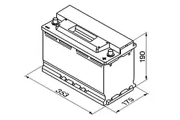 Акумулятор Bosch S3 90Ah 720A (0 092 S30 130) - мініатюра 3