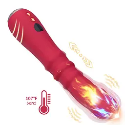 Вібратор B - Series Joy Jackal 21.9 см (червоний) - мініатюра 16