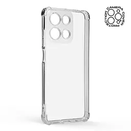 Прозрачный чехол для Motorola G15/G15 Power/G17 Power 4G/G17 4G с защитой камеры и усиленными бортами, тонкий, силиконовый, бесцветный, ударопрочный, противоударный бампер с закрытой камерой, ArmorStandart (ARM91052) - мініатюра 2