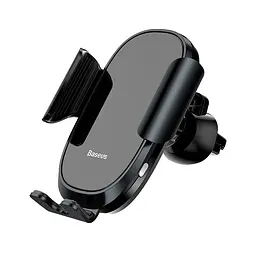 Автомобільний тримач холдер із БЗУ Baseus Wireless Charger Smart Car Mount Cell Phone Holder SUGENT-ZN01 Black - мініатюра 6