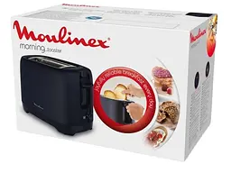 Тостер Morning 850Вт, розморожування, пластик, темно-синій Moulinex teh0025678 - мініатюра 10