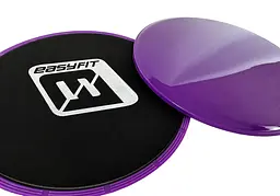 Диски для глайдингу EasyFit фіолетові (пара) - мініатюра 2
