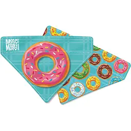 Бандана для собак Max & Molly Bandana Donuts на нашийник з принтом Пончики L