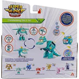 Ігровий набір Super Wings Transforming Тіно та улюбленець (EU770447) - мініатюра 4