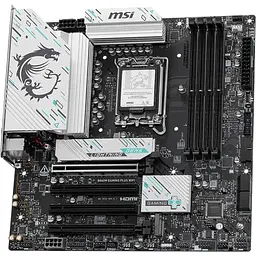 Материнська плата MSI B860M Gaming PLUS WIFI s1851 B860 4xDDR5 M.2 HDMI DP WiFi BT mATX - мініатюра 3