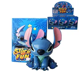 Інтерактивна іграшка Стіч фігурка сюрприз Stitch з рухомими елементами в коробці Синій - мініатюра 3