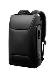Рюкзак міський Mark Ryden 9116 21л з кодовим замком і USB Black (16258)