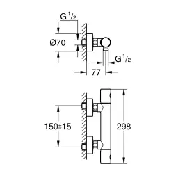 Змішувач Grohe QuickFix Precision Get (34773000) - мініатюра 2