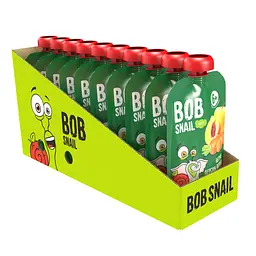 Пюре Bob Snail Яблуко–Персик–Морква гомогенізоване 90 г - мініатюра 2