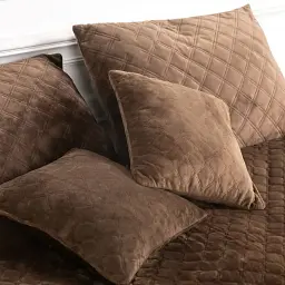 Подушка декоративна ТЕП Velour Коричнева 50 x 70 см (3-00435_10063) - мініатюра 5