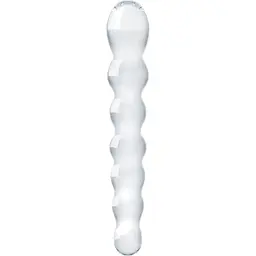 Скляний дилдо у вигляді намистин Gildo Glass Dildo No. 19