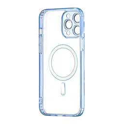 Чохол TPU Edge & PC with MagSafe (Protected Camera & Lens) iPhone 13 Pro Max Blue - мініатюра 3