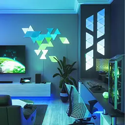 Розумна система освітлення Nanoleaf Shapes Triangles Starter Kit 9шт [80701] - мініатюра 5