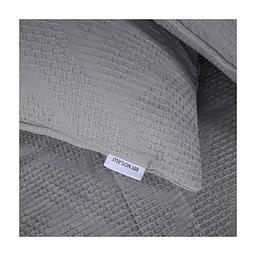 Постільна білизна MirSon №20-02 Waffle Gray 172х210 двоспальний (2200011032863) - мініатюра 2