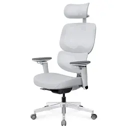 Офісне крісло Mealux D2 Air Fabric Grey (HF-D2 F/G) - миниатюра 3