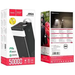 Умб Hoco Powermaster fully compatible 50000mAh J86A 2USB/1Type-C, PD/QC, 5A/22.5W 6931474759245 - мініатюра 2
