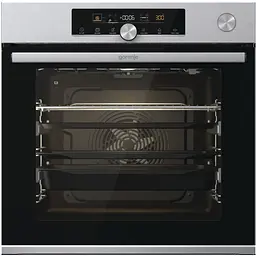 Духова шафа електрична Gorenje 77 л A+ пара приготування на декількох рівнях дисплей нержавіюча сталь