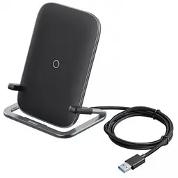 Бездротовий зарядний пристрій Baseus Rib 15W WXPG-01 Black