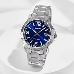 Чоловічий годинник Casio MTP-V004D-2B Сріблястий ( AT1141-0117 ) - мініатюра 6