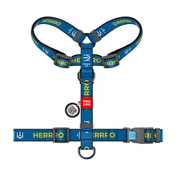 Шлея для собак WAUDOG Nylon з QR паспортом анатомічна H-подібна "Патрон" L (322-4025) - мініатюра 2