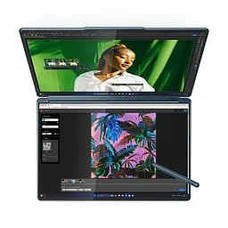 Ноутбук Lenovo Yoga Book 9 2x Ultra 7 255H 32GB 1TB Windows 11 Pro Tidal Teal - мініатюра 2