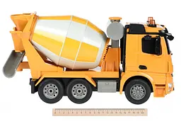 Машинка на ручному керуванні Same Toy бетонозмішувач Mercedes-Benz 1:20 жовтий (E528-003) - мініатюра 2