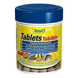 Сухий корм для акваріумних риб Tetra в таблетках Tablets TabiMin 120 шт. для донних риб