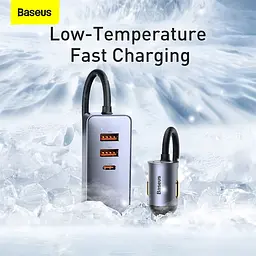 Авто зарядне - адаптер 4 порти 120W Baseus Share Together PPS multi-port Fast car charger CCBT-A0G - мініатюра 6