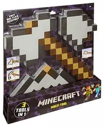 Набір 3 в 1 (кирка / лопата / сокира) Майнкрафт Minecraft 34 см Оригінал - мініатюра 4