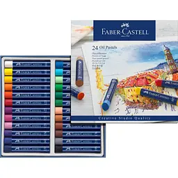 Пастель Faber-Castell Oil Pastels, 24 кольори, 127024 (5520) - мініатюра 2