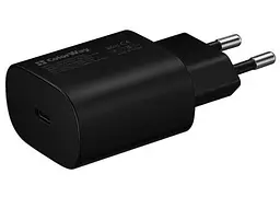 Мережевий зарядний пристрій ColorWay, чорний, 1xUSB-C, 3A, 25W (CW-CHS033PD-BK)