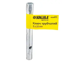 Ключ Sigma трубчастий 8x10мм (6026071)