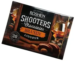 Цукерки Roshen Shooters з бренді-лікером 150 г