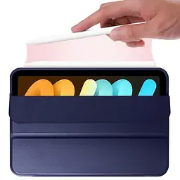 Чохол-книжка BeCover силіконовий для Apple iPad Mini 7 2024 Deep Blue (712428) - мініатюра 3