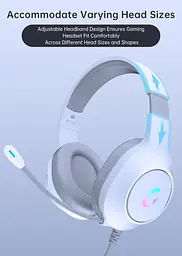 Ігрова гарнітура CM7002 для PS5, PS4, ПК, Mac, Switch, Xbox Series, об'ємний звук RGB Ігрові навушники з шумозаглушувальним - мініатюра 2