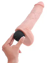 Фалоімітатор з еякуляцією King Cock Squirting Cock 25.4 см тілесний - мініатюра 4