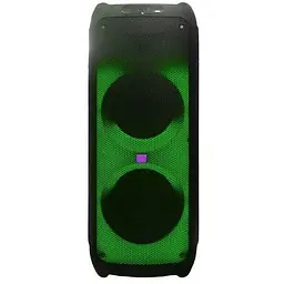 Акумуляторна акустична система XPRO ZXX-5510 колонка валіза 250Вт USB SD FM радіо Bluetooth мікрофон ДУ чорна (ZXX-5510) - мініатюра 3