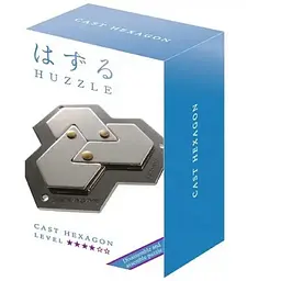 Головоломка з металу Huzzle Hexagon Cast Puzzle 4 зірки 473742 - мініатюра 3